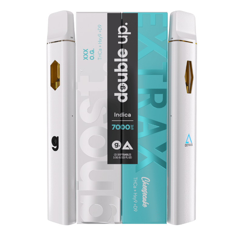 Cheesecake + XXX OG Ghost Extrax Disposables – 2 Pack - Indakouch