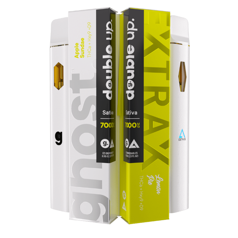 Lemon Pie + Apple Sundae Ghost Extrax Disposables – 2 Pack - Indakouch