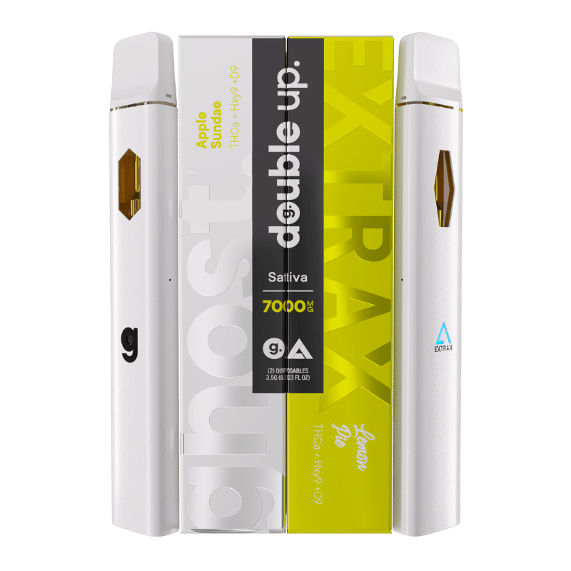 Lemon Pie + Apple Sundae Ghost Extrax Disposables – 2 Pack - Indakouch