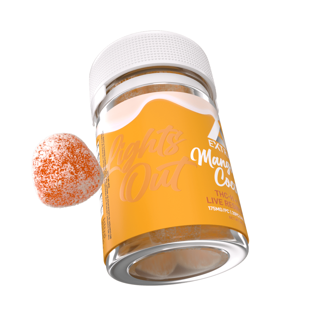 Delta Extrax Mango Coconut THCh THCjd Gummies 3500mg - Indakouch