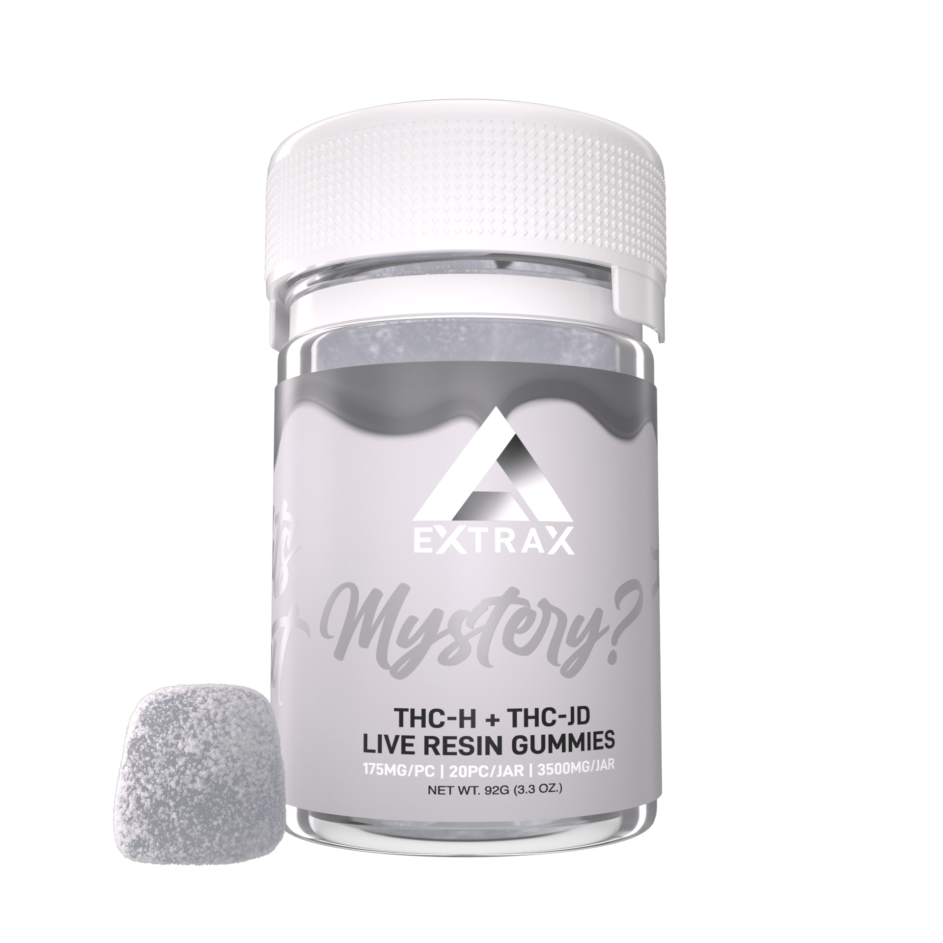 Delta Extrax Mystery Flavor THCh THCjd Gummies 3500mg - Indakouch