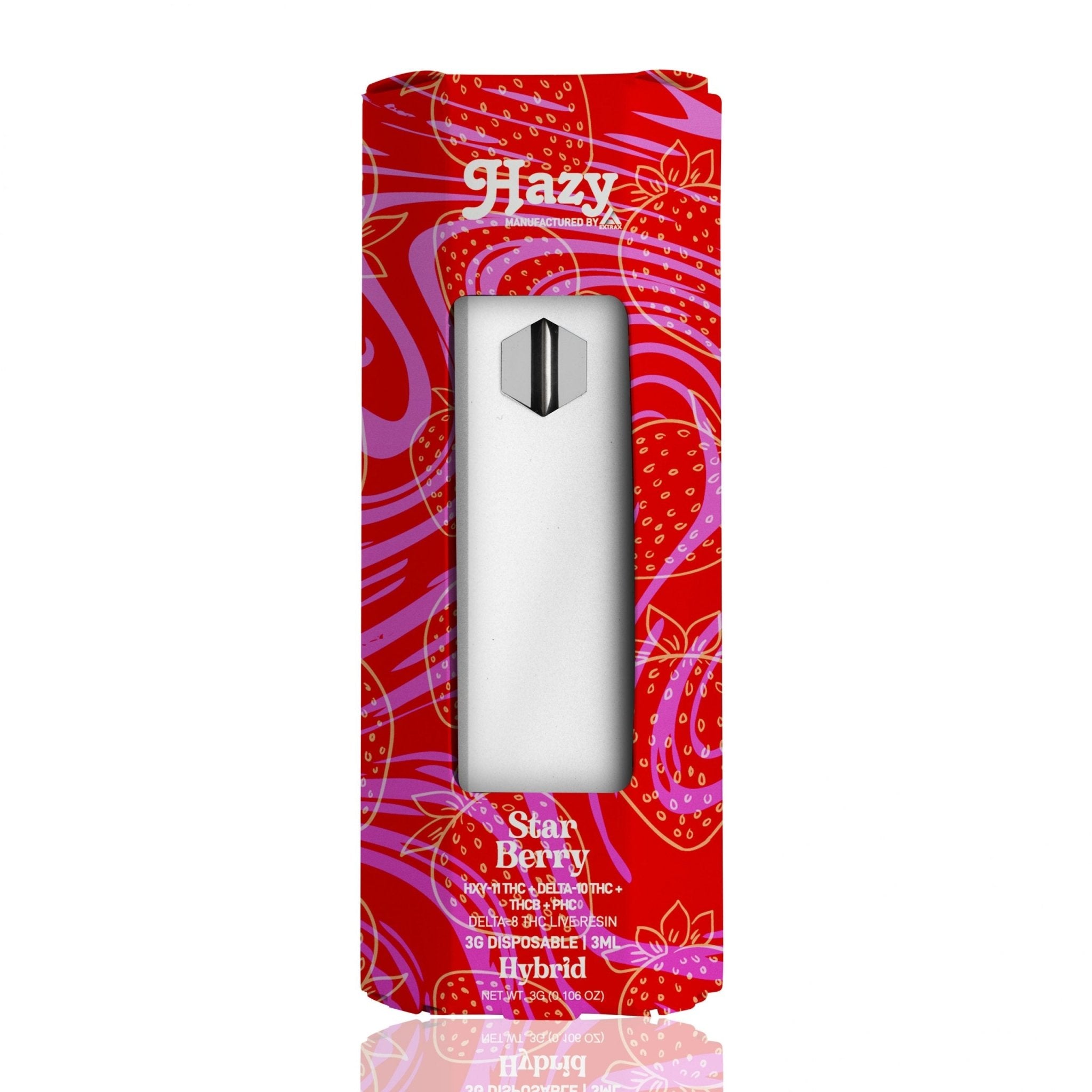 Hazy Extrax Star Berry Disposable Live Resin 3G - Indakouch