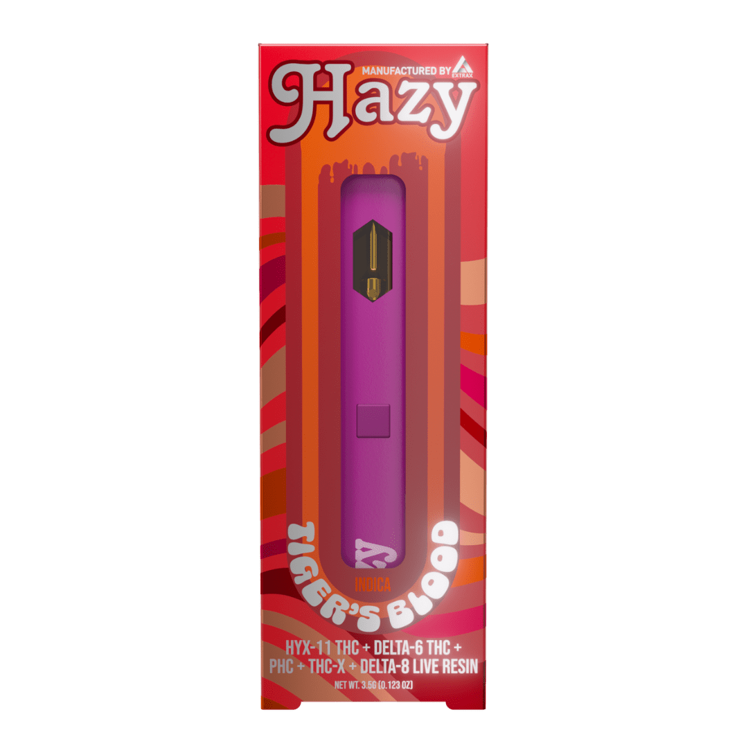 Hazy Extrax Tiger’s Blood Preheat Disposable 3.5G - Indakouch