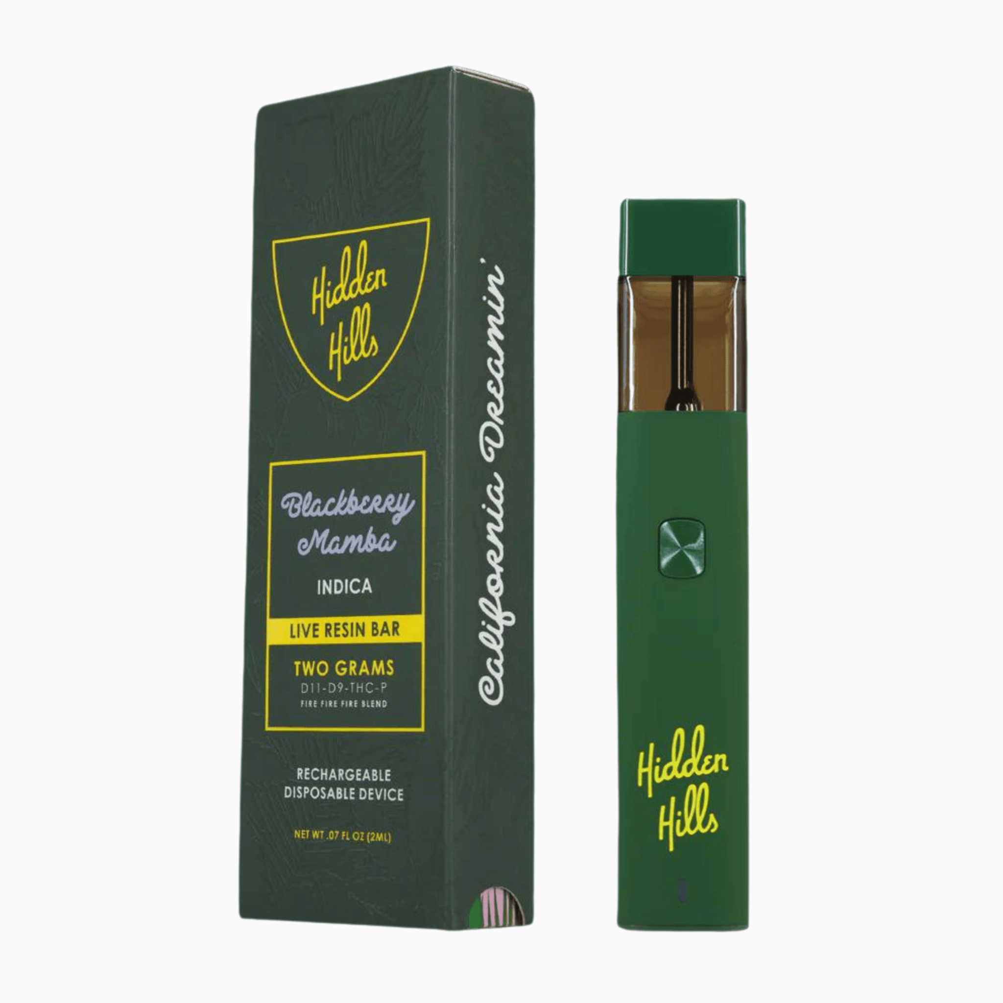 Hidden Hills Blackberry Mamba | Indica | 2g Disposable - Indakouch