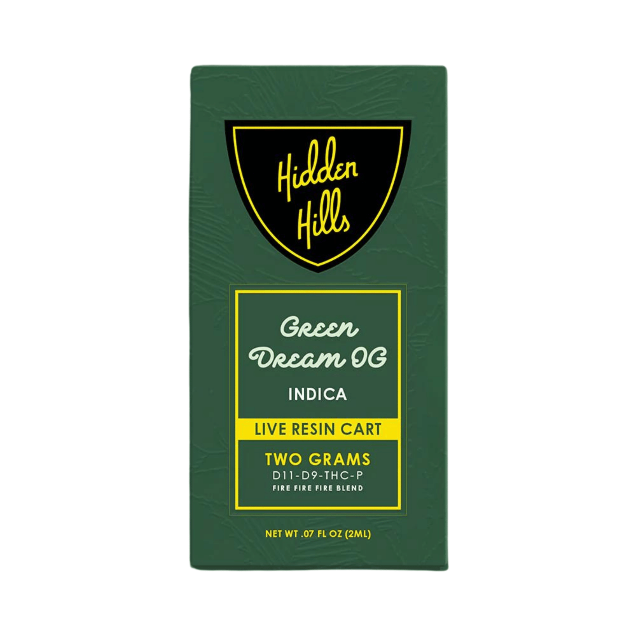 Hidden Hills Green Dream OG | Indica | 2g Cartridge - Indakouch