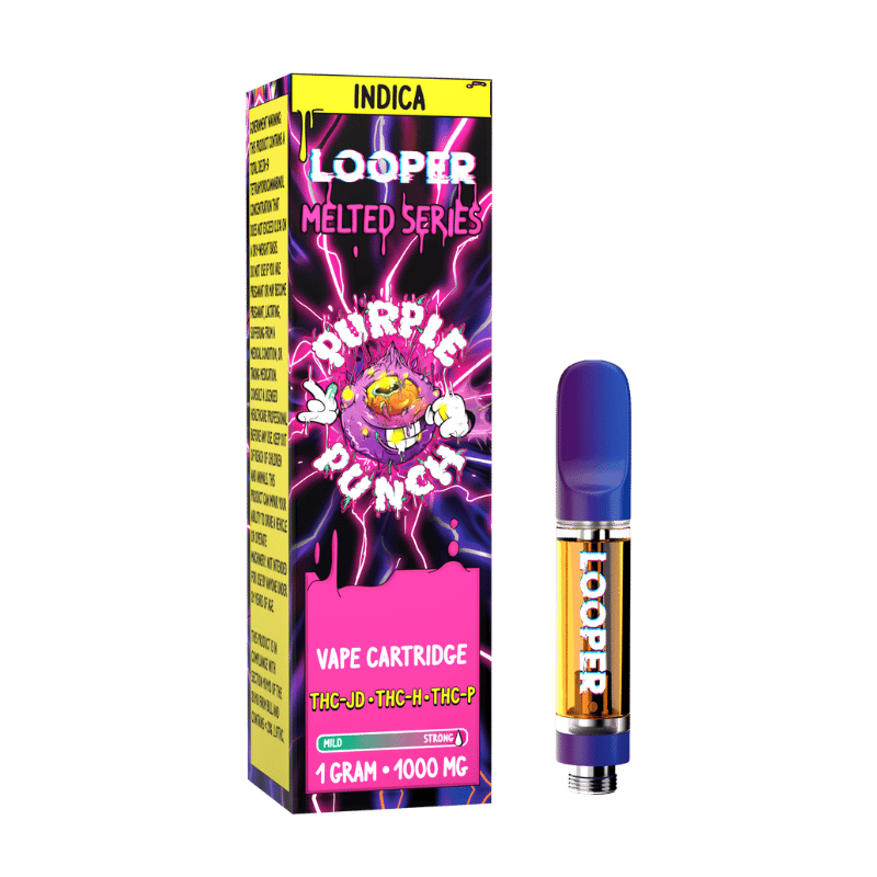 Looper Melted Series Live Resin Vape Cartridge: Purple Punch - Indakouch