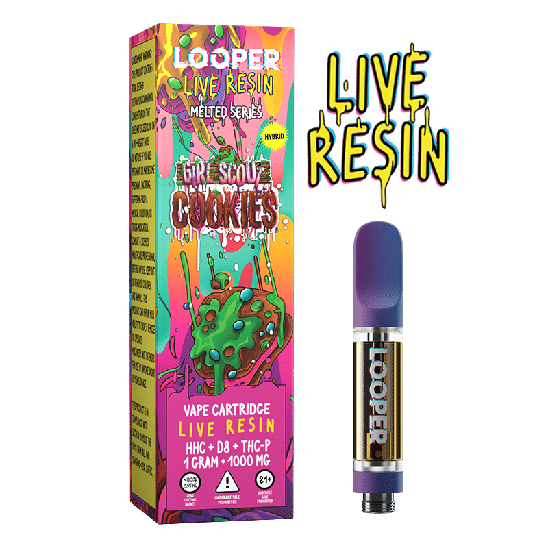 Looper Melted Series Vape Cartridge: Girl Scout Cookies - Indakouch