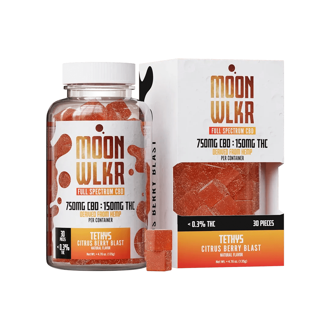 Moonwlkr - CBD : THC Gummies — Citrus Berry - Indakouch