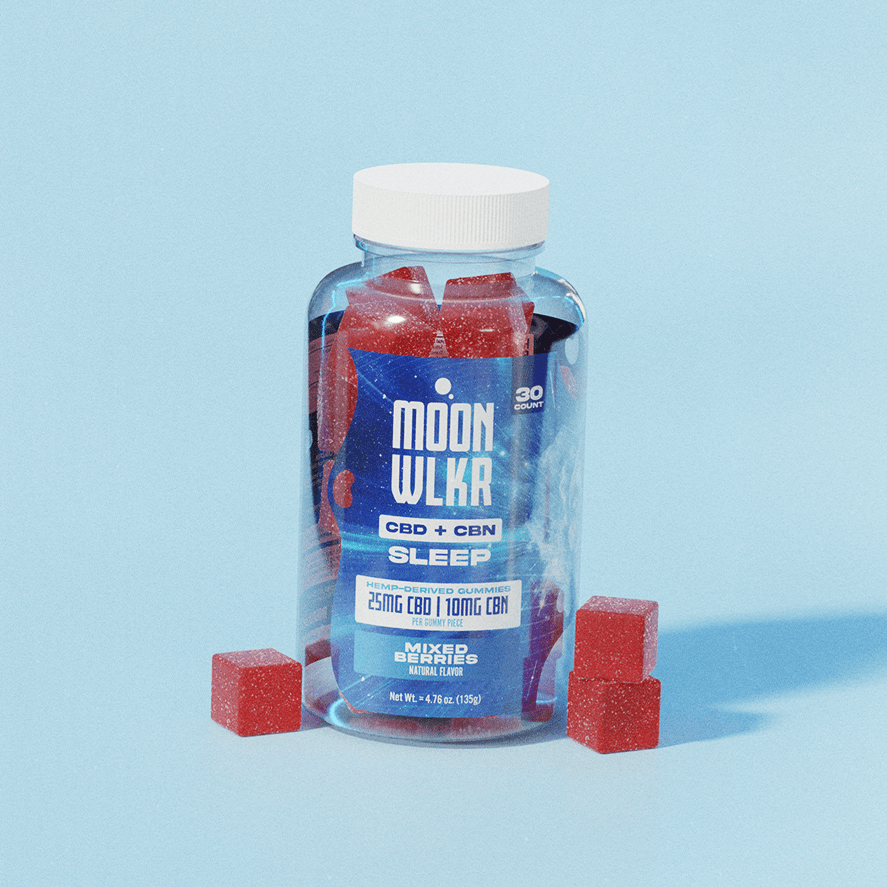 Moonwlkr - CBD:CBN Sleep Gummies — Mixed Berry - Indakouch