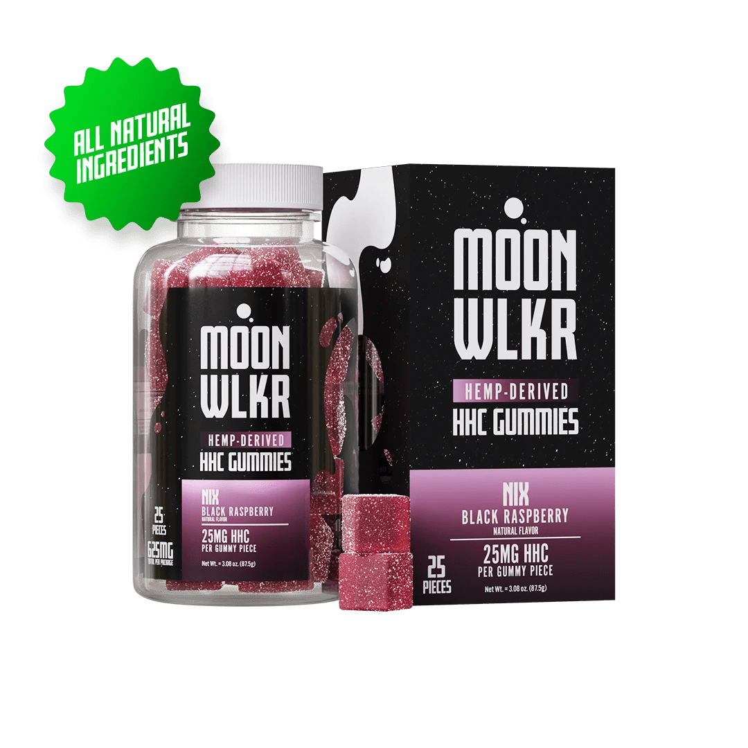 Moonwlkr - HHC Gummies — Black Raspberry - Indakouch