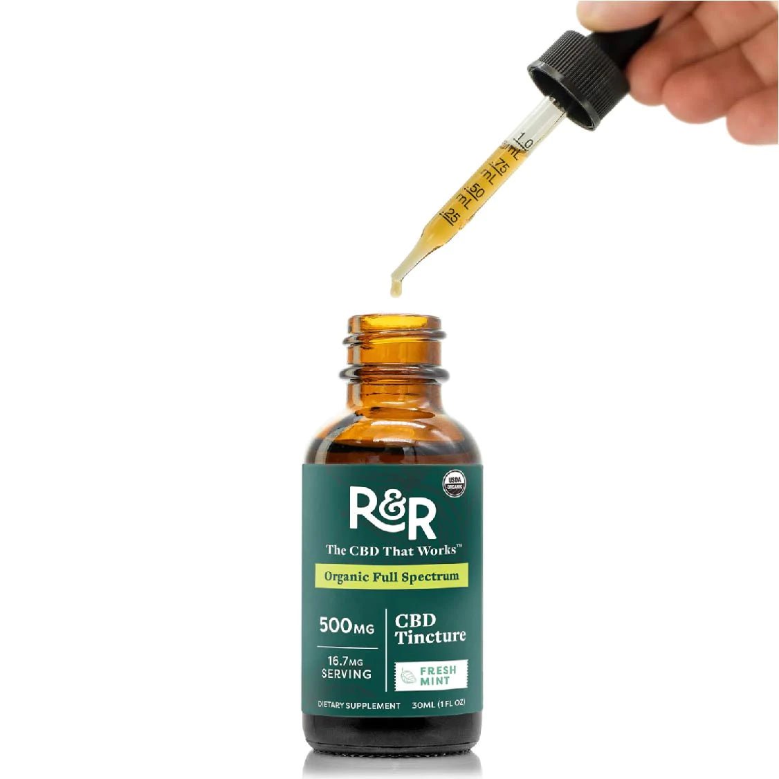 R & R Fresh Mint CBD Tinctures - Indakouch