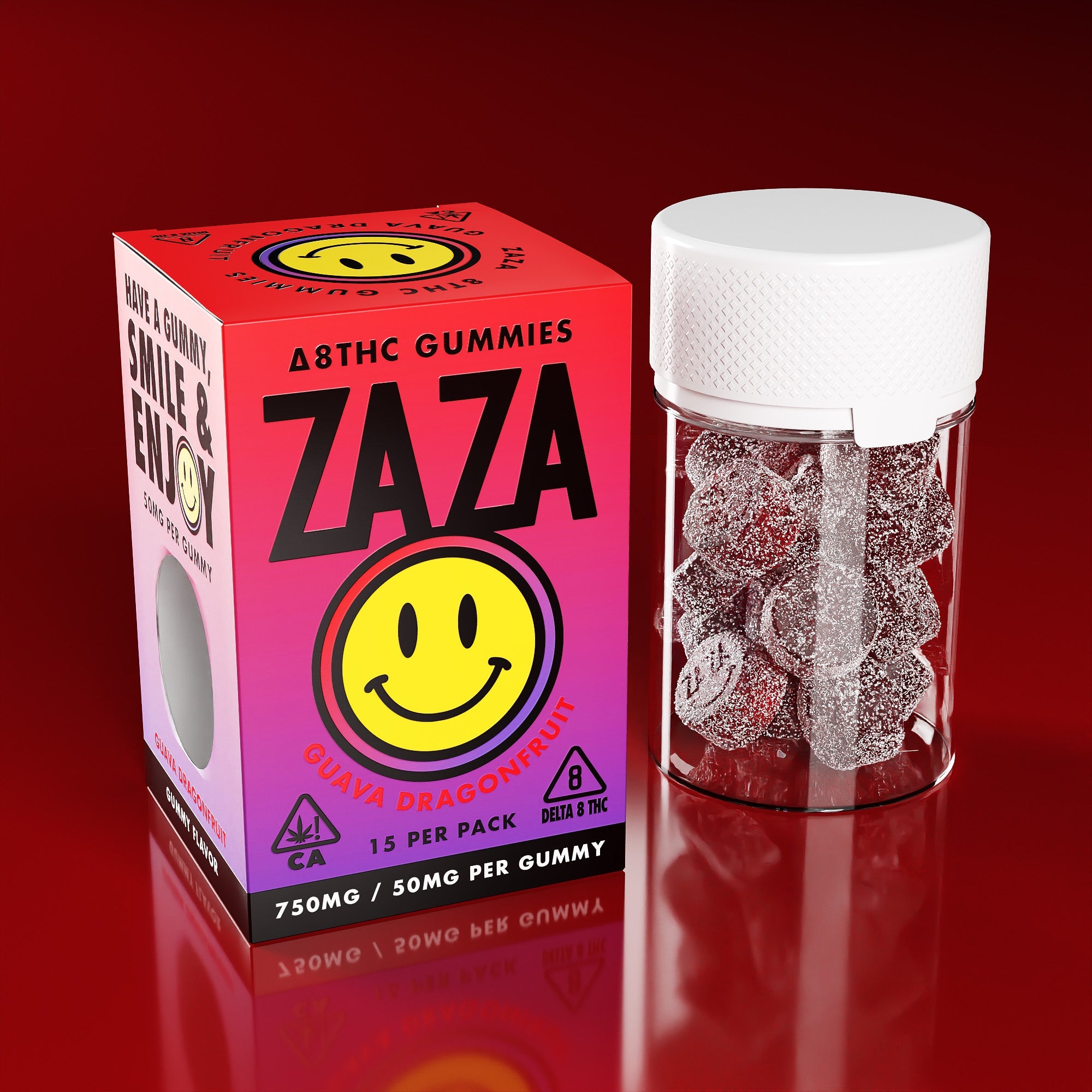 ZAZA Delta - 8 Gummies | 750mg - Indakouch