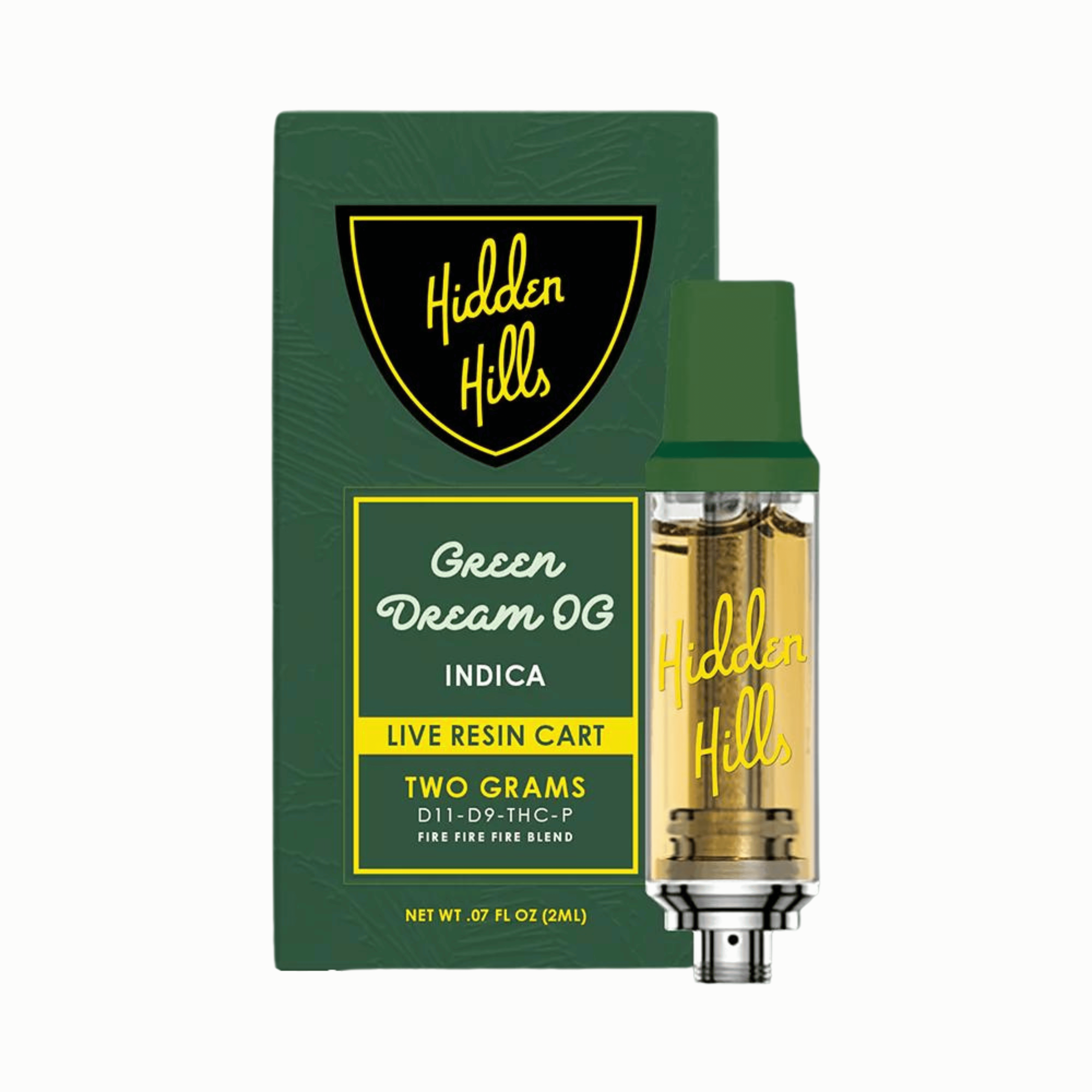 Hidden Hills Green Dream OG | Indica | 2g Cartridge - Indakouch