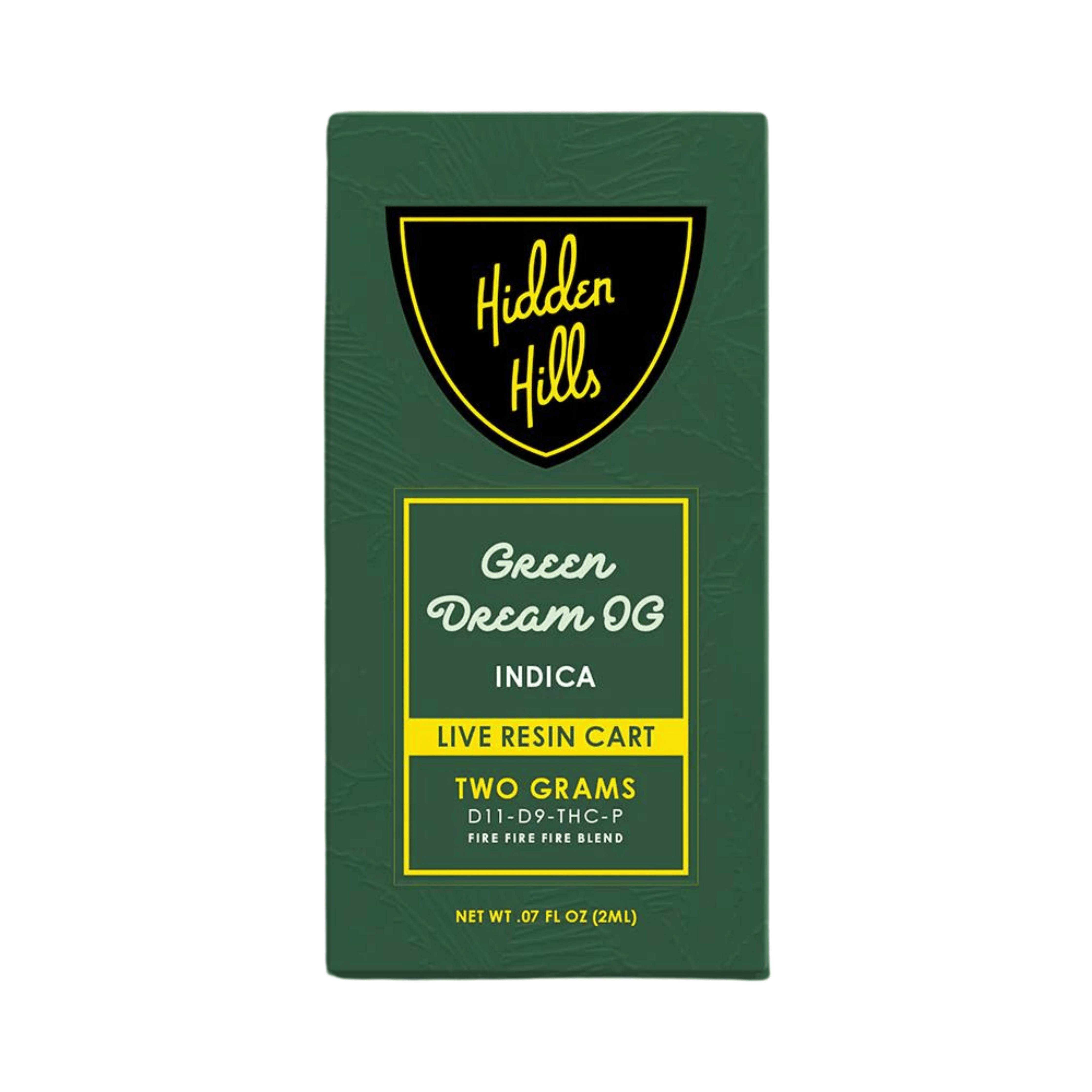 Hidden Hills Green Dream OG | Indica | 2g Cartridge - Indakouch