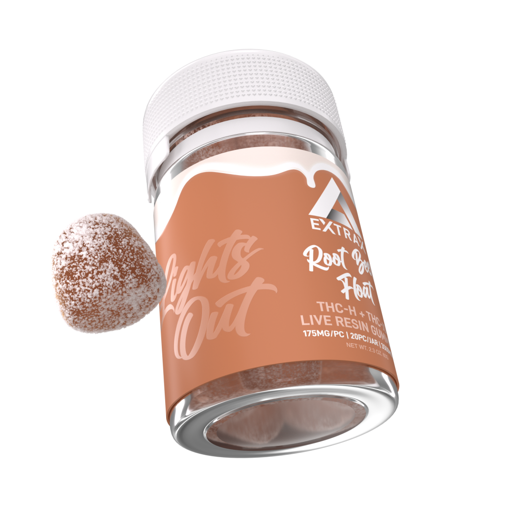 Delta Extrax Root Beer THCh THCjd Gummies 3500mg - Indakouch