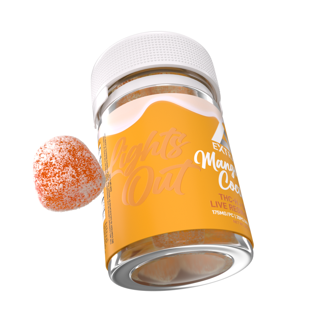 Delta Extrax Mango Coconut THCh THCjd Gummies 3500mg - Indakouch