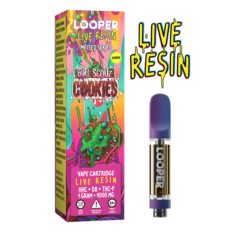 Looper Melted Series Vape Cartridge: Girl Scout Cookies - Indakouch