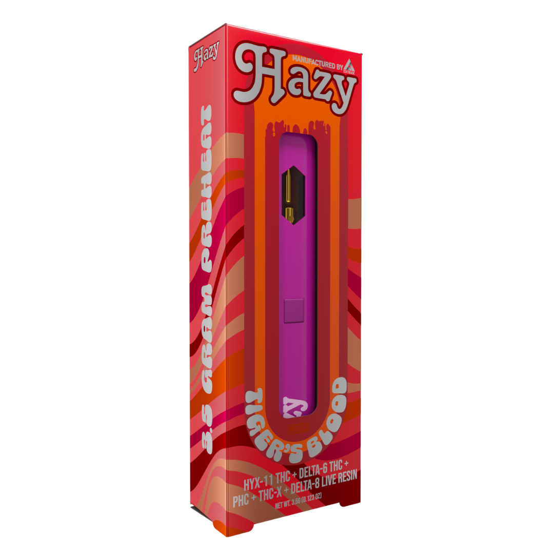 Hazy Extrax Tiger’s Blood Preheat Disposable 3.5G - Indakouch