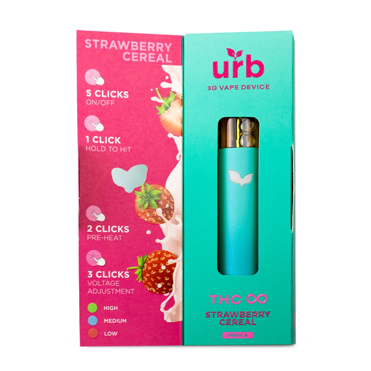 Urb 3G THC Infinity Live Resin Disposable Vape Pen - Indakouch