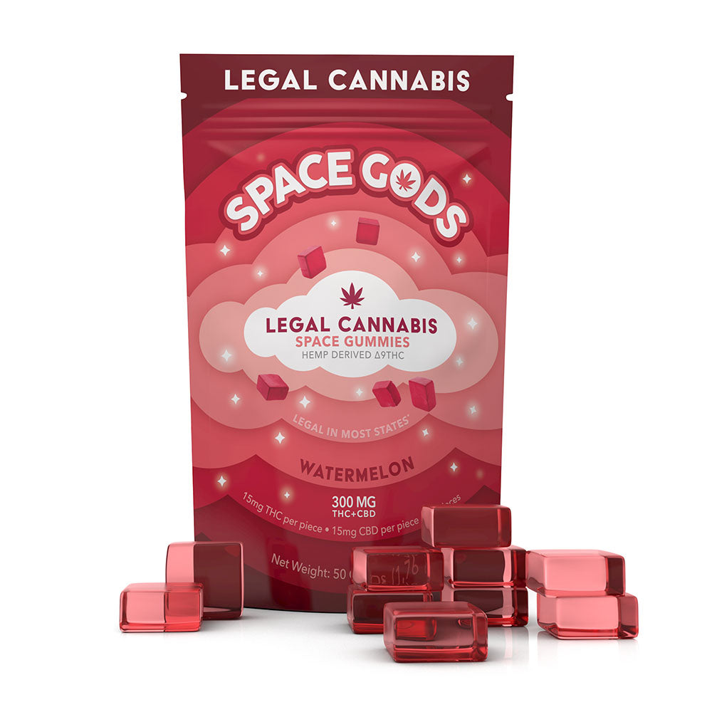 Space Gods  Watermelon | THC + CBD – 10pc - Indakouch